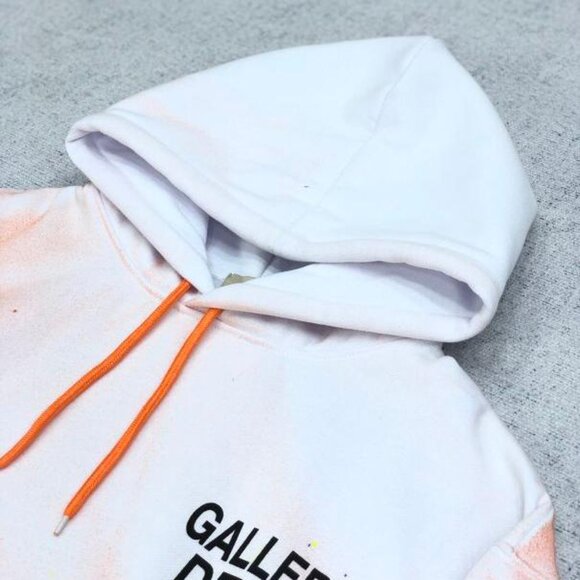 Gallery Dept Printed Pullover Hoodie Orange - Picture 3 of 6
